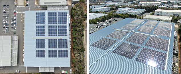 機器事業部 豊富工場の太陽光発電設備